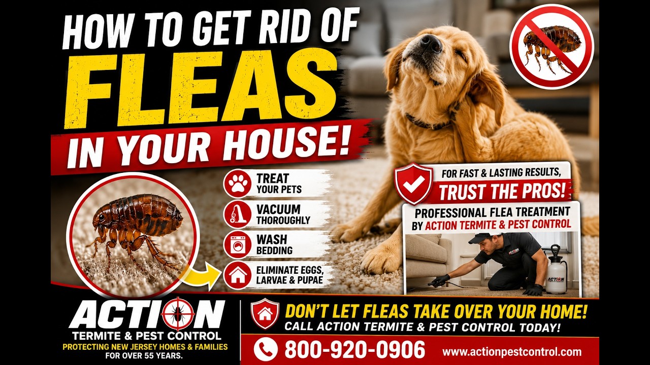 How to Get Rid of Fleas in Your House, Professional Flea Control Tips, Action Termite & Pest Control