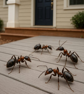 Carpenter Ants on Porch