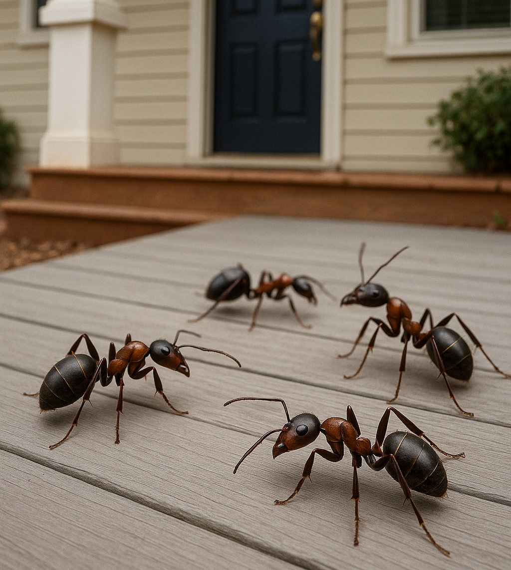 View of Carpenter Ant Treatments and How They Can Be Destructive to Homes - Action Termite & Pest Control