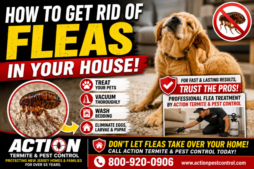 How to get rid of fleas?